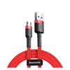Baseus Cafule Braided USB 2.0 to micro USB Cable Κόκκινο 1m (CAMKLF-B09) (BASCAMKLFB09)-BASCAMKLFB09
