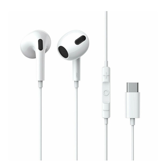 Baseus Encok C17 In-ear Handsfree με Βύσμα USB-C Λευκό (NGCR010002) (BASNGCR010002)-BASNGCR010002