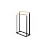 Tadar Καλόγερος Μπάνιου Διπλός ​45x76cm Μαύρος (TABT4576) (SPMTABT4576)-SPMTABT4576