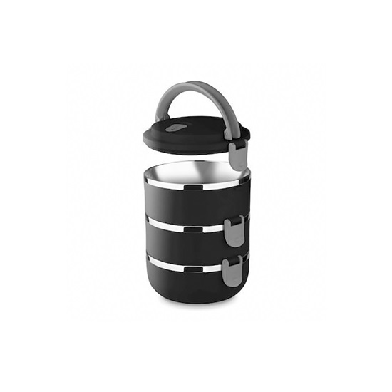 Tadar Δοχείο Φαγητού Πλαστικό Μαύρο 1200ml (TAPFC1200) (SPMTAPFC1200)-SPMTAPFC1200