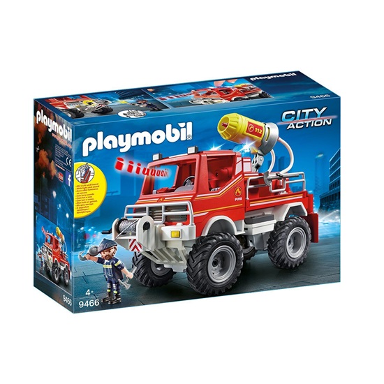 Playmobil City Action Όχημα Πυροσβεστικής με Τροχαλία Ρυμούλκησης (9466) (PLY9466)-PLY9466