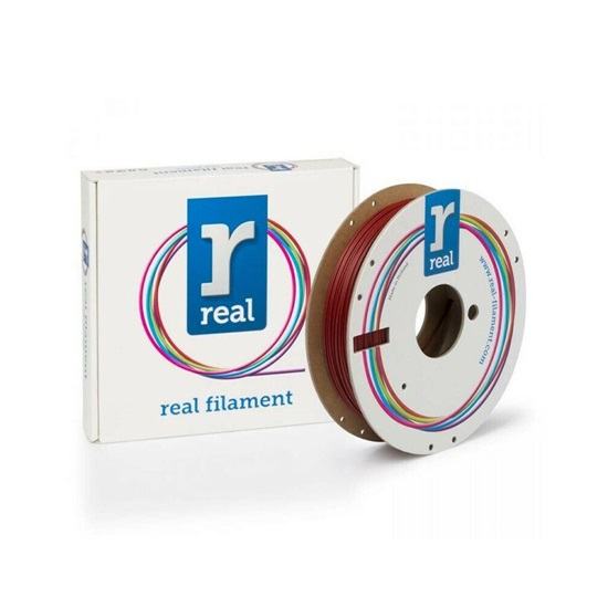 REAL PLA 3D Printer Filament - Dark Red - spool of 0.5Kg – 2.85mm (REFPLAMATTERED500MM285)-REFPLAMATTERED500MM285