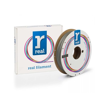 REAL PLA 3D Printer Filament -Antique Silvery-spool of 0.5Kg – 2.85mm (REFPLAMATTESILV500MM285)-REFPLAMATTESILV500MM285