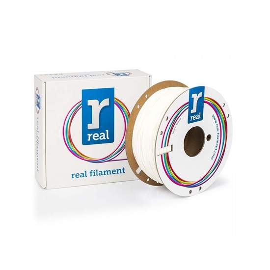 REAL PLA 3D Printer Filament -White- spool of 1Kg - 2.85mm (REFPLARWHITE1000MM285)-REFPLARWHITE1000MM285