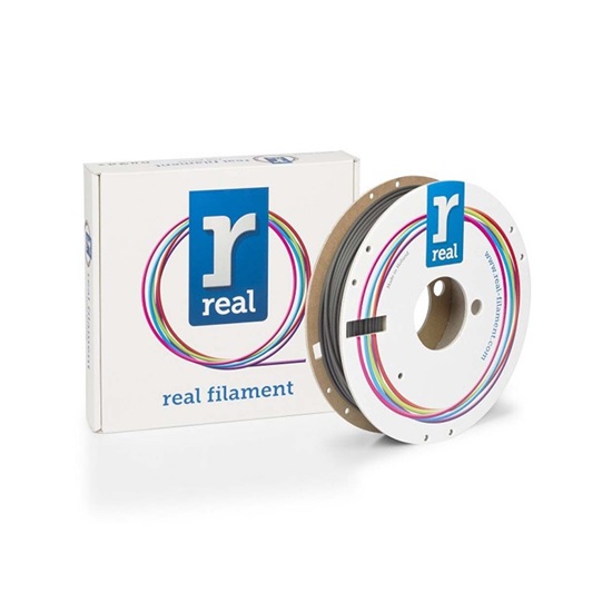 REAL PLA 3D Printer Filament -Black- spool of 0.5Kg - 2.85mm (REFPLATBLACK500MM285-REFPLATBLACK500MM285