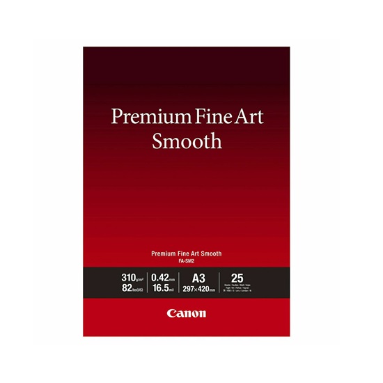 Canon Φωτογραφικό Χαρτί FINE ART PAPER Smooth A3 25 Sheets (1711C013) (CANFAA3)-CANFAA3