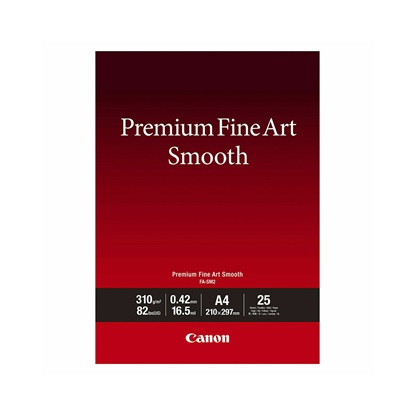 Canon Φωτογραφικό Χαρτί FINE ART PAPER Smooth A4 25 Sheets (1711C011) (CANFAA4)-CANFAA4