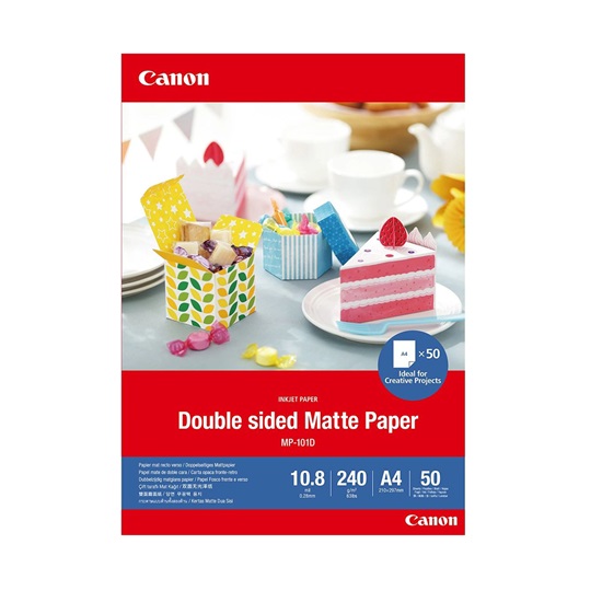 Canon Φωτογραφικό Χαρτί Double Sided Matte Paper MP-101 A4 (50 sheets) (4076C005) (CANMP101DA4)-CANMP101DA4