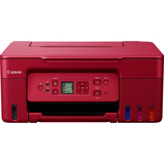Canon PIXMA G3470 InkTank Multifunction Printer Red (5805C049AA) (CANG3470R)-CANG3470R