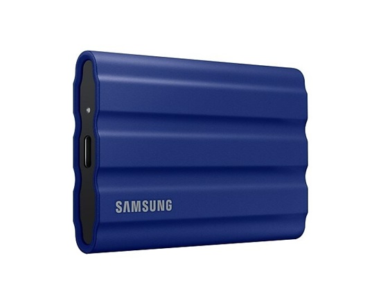 Samsung Portable SSD T7 Shield USB 3.2 Gen 2 2TB Blue (MU-PE2T0R/EU) (SAMMUPE2T0REU)-SAMMUPE2T0REU