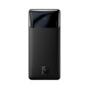 Baseus Bipow Digital Display Power Bank 10000mAh 15W με 3 Θύρες USB-A και Θύρα USB-C Μαύρο (PPDML-I01) (BASPPDMLI01)-BASPPDMLI01