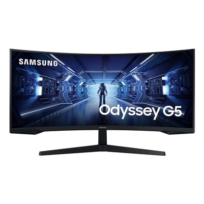 SAMSUNG Odyssey G5 LC34G55TWWPXEN WQHD Curved Gaming Monitor 34'' (SAMLC34G55TWWPXEN)-SAMLC34G55TWWPXEN