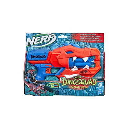 Hasbro Nerf Εκτοξευτής Raptor-Slash Dinosquad για 8+ Ετών (F2475) (HASF2475)-HASF2475