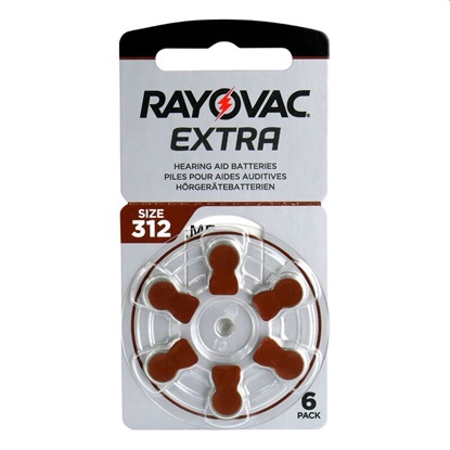 Rayovac Extra 312  Μπαταρίες Ακουστικών Βαρηκοΐας  Extra 312 (RAYPR41)-RAYPR41