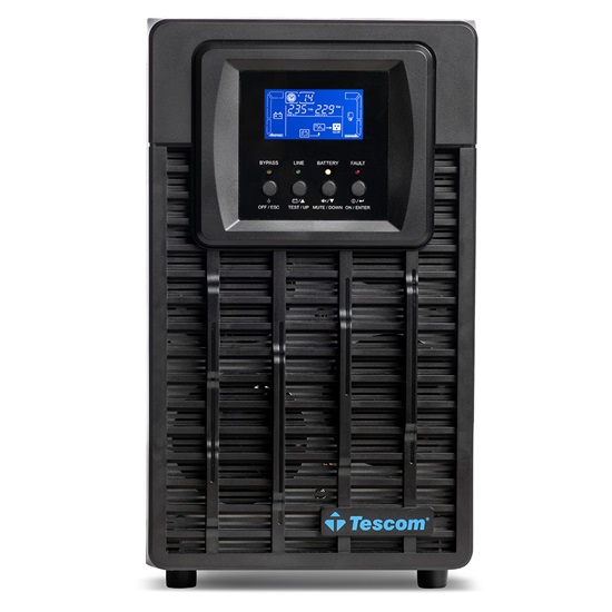 Tescom Online UPS 1103ST NEOLINE ST+ 3KVA/2700W LCD with 6 X 12V9Ah (UPS.0406) (TSUPS0406)-TSUPS0406