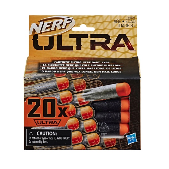 Hasbro Nerf Σφαίρες One 20-Dart Refill Pack Ultra για 8+ (E6600) (HASE6600)-HASE6600