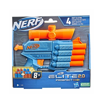 Hasbro Nerf Εκτοξευτής Prospect Elite 2.0 για 8+ Ετών (F4190) (HASF4190)-HASF4190