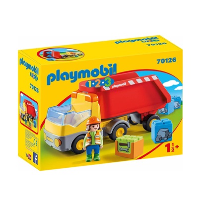 Playmobil 123 Dump Truck για 1.5+ ετών (70126) (PLY70126)-PLY70126