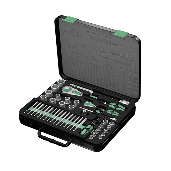Wera 8100 SA/SC 2 Zyklop speed ratchet set (5160785001) (WER5160785001)-WER5160785001