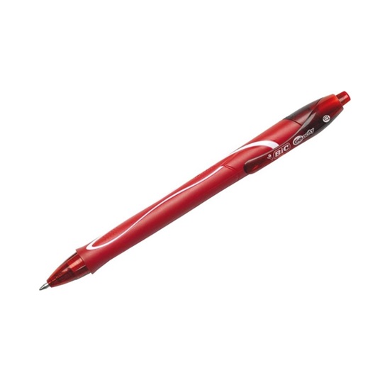Bic Στυλό 0.7mm με Κόκκινο Mελάνι Gel-ocity Quick Dry (949874) (BIC949874)-BIC949874
