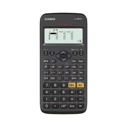 Casio Αριθμομηχανή Επιστημονική FX-350EX 16 Ψηφίων Μαύρο (FX-350EX) (CASFX350EX)-CASFX350EX