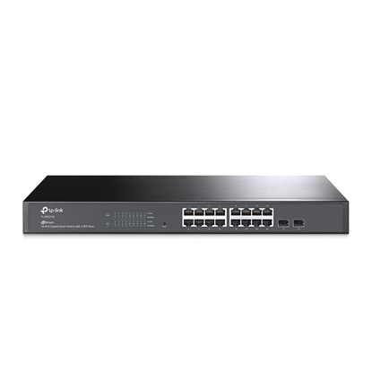 TP-LINK JetStream 16-Port Gigabit Smart Switch with 2 Gigabit SFP Slots (TL-SG2218) (TPTL-SG2218)-TPTL-SG2218