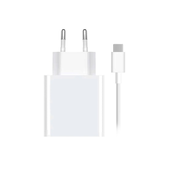 Xiaomi Charger with USB-A port and USB-C Cable 67W White (BHR6035EU) (XIABHR6035EU)-XIABHR6035EU