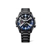 Casio Stainless Steel 50mm Waterproof Smartwatch Black (ECB-S100DC-2A) (CASECBS100DC2A)-CASECBS100DC2A