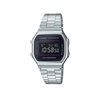 Casio Vintage Iconic Digital Battery Watch with Metal Bracelet Silver (A168WEM-1EF)(CASA168WEM1EF)-CASA168WEM1EF