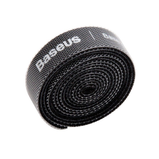 Baseus Rainbow Circle Velcro Straps Δεματικά Καλωδίων Μαύρο 1m 1τμχ (ACMGT-E01) (BASACMGTE01)-BASACMGTE01