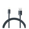 Baseus Crystal Shine Braided USB to Lightning Cable Μαύρο 1.2m (CAJY000001) (BASCAJY000001)-BASCAJY000001