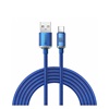 Baseus Crystal Shine Braided USB 2.0 Cable USB-C male - USB-A male Μπλε 2m (CAJY000503) (BASCAJY000503)-BASCAJY000503