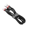 Baseus Cafule Braided USB to Lightning Cable Κόκκινο 0.5m (CALKLF-A19) (BASCALKLFA19)-BASCALKLFA19