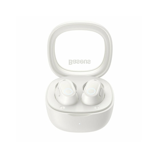 Baseus Bowie WM02 In-ear Bluetooth Handsfree Ακουστικά με Θήκη Φόρτισης Λευκά (NGTW180002) (BASNGTW180002)-BASNGTW180002