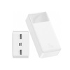 Baseus Bipow Digital Display Power Bank 30000mAh 15W με 2 Θύρες USB-A και Θύρα USB-C Power Delivery Λευκό (PPDML-K02) (BASPPDMLK02)-BASPPDMLK02