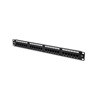 Tescom Patch Panel CAT 6 RJ45 unshielded 24-port BL (DIG.0017) (TSDIG0017)-TSDIG0017