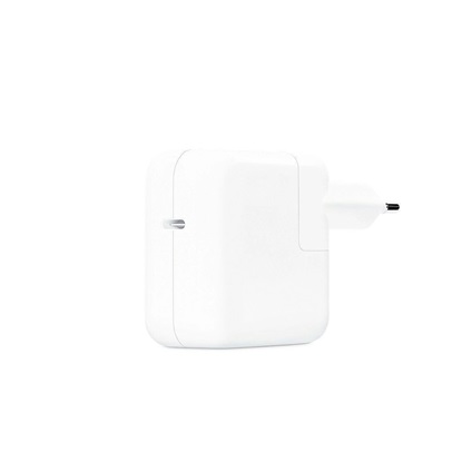 Apple 30W USB‑C Power Adapter USB-C Φορτιστής Laptop 30W (MY1W2ZM/A) (APPMY1W2ZMA)-APPMY1W2ZMA