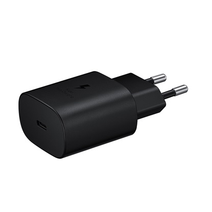 Samsung Charger with USB-C and cable USB-C 25W Black (EP-TA800XBEGWW) (SAMEPTA800XBEG)-SAMEPTA800XBEG