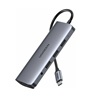 Ugreen CM179 USB-C Docking Station με HDMI 4K PD Ethernet και συνδεση 2 Οθονών Ασημί (80133) (UGR80133)-UGR80133