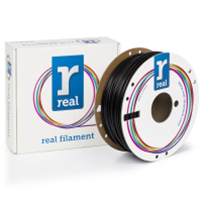 REAL PLA Tough 3D Printer Filament - Black - spool of 1Kg - 2.85mm (REFPLATBLACK1000MM285)-REFPLATBLACK1000MM285