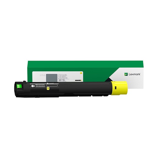 Lexmark 16.5K Pages High Yieldes Yellow Toner  (CX930, CX931) (85D0HY0) (LEX85D0HY0)-LEX85D0HY0