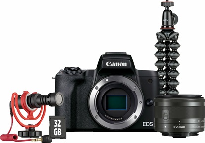 Canon EOS M50 Mark II Vlogger Kit Camera (4728C050AA) (CANEOSM50MII)-CANEOSM50MII