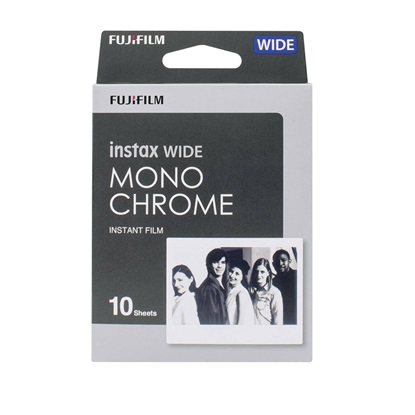 Fujifilm Instax Wide Film 10 sheets monochrome (16564101) (FJM16564101)-FJM16564101