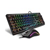 Sharkoon Skiller SGB30 Gaming Set Mechanical Keyboard Huano Red Switch RGB English US (32281429) (SHR32281429)-SHR32281429
