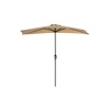 SONGMICS Ομπρέλα Δαπέδου Στρογγυλή 180 g/m² Taupe (GPU31BR) (SNGGPU31BR)-SNGGPU31BR