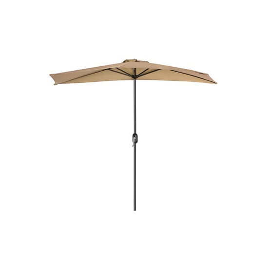SONGMICS Ομπρέλα Δαπέδου Στρογγυλή 180 g/m² Taupe (GPU31BR) (SNGGPU31BR)-SNGGPU31BR