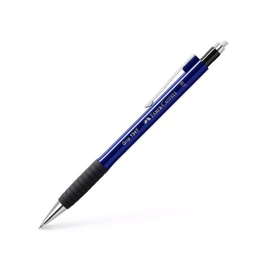 Faber-Castell Μηχανικό Μολύβι 0.7mm με Γόμα - Μπλε Σκούρο (134755) (FAB134755)-FAB134755