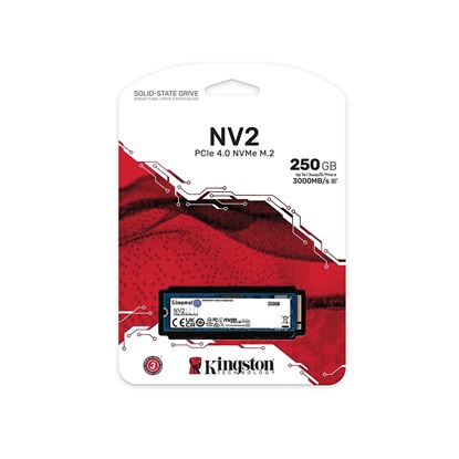 Kingston NV2 PCIe 4.0 NVMe SSD 250GB (SNV2S/250G) (KINSNV2S250G)-KINSNV2S250G