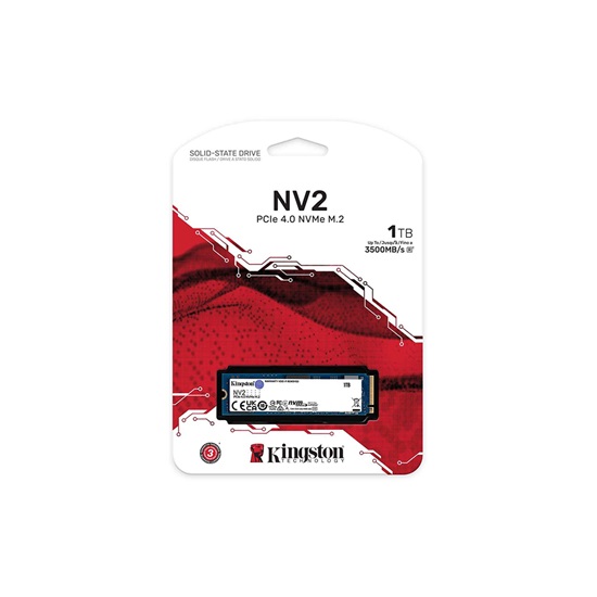 Kingston NV2 PCIe 4.0 NVMe SSD 2TB (SNV2S/2000G) (KINSNV2S2000G)-KINSNV2S2000G