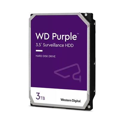 Western Digital Εσωτερικός Σκληρός Δίσκος 3 TB (CMR) (Purple 3.5") (WD33PURZ)-WD33PURZ
